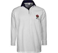 Activewear Men's England Rugby Shirts Embroidered Logo S White