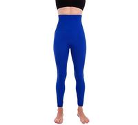 Activewear Thick High Waist Tummy Compression Slimming Body Leggings Pant, Royal, M