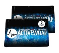 ActiveWrap - Ice Pack for Injuries Reusable Gel Packs, Hot Cold Packs First Aid, Pain Management, Injury Recovery, Ice Compress with Individual Pack Covers, Elbow, Medium, 6 x 9 inches
