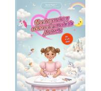 Actividades para niñas: Une los puntos y colorea Fantasías mágicas: Libro de actividades educativo con dibujos encantadores de fantasía para niños y niñas de 4 a 8 años