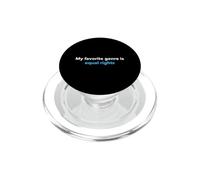 Activist Favorite Genre Is Equal Rights Social Justice PopSockets PopGrip for MagSafe