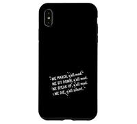 Activist Protest Quote March Social Justice Design Case for iPhone XS Max