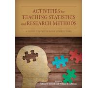 Activities for Teaching Statistics and Research Methods: A Guide for Psychology Instructors