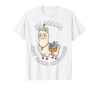 Activity Assistant No Drama Just Llama Activities Funny T-Shirt