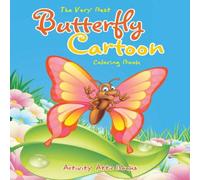 Activity Attic Books The Very Best Butterfly Cartoon Coloring Book Paperback Activity Attic Books Multicolor