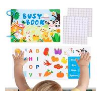 Activity Board Book | Educational Cognitive Toy - Learning Educational Toys | for Family Fun Entertainment Children Curiosity Indoor Playtime Home Boys Aged 1-5 Girls