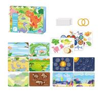 Activity Board Book | Learning Cognitive Game,Sensory Activity Book,for Indoor Playtime Children Family Curiosity Home Entertainment Fun Boys Girls Aged 1-5