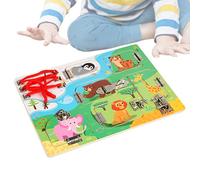 Activity Board,Wooden Fun Toy,Basic Life Skills Educational - for Age 3 Years and up Boys Girls Home Airplane Car Christmas Birthday Preschool