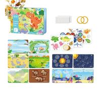 Activity Book, Cognitive Learning Educational, Learning Educational Toys, for Family Fun Entertainment Children Curiosity Indoor Playtime Home Boys Aged 1-5 Girls