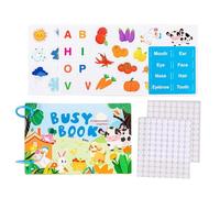 Activity Book - Cognitive Learning Game | Sensory Activity Book | for Play Game Home Indoor Entertainment Boys Girls 1-5 Years Old
