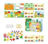 Activity Book - Cognitive Learning Game - Sensory Book Toys | for Fun Game Family Home Indoor Entertainment Boys Girls 1-5 Years Old