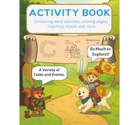 Activity Book: Containing word searches along with match objects, coloring and writing practises | 8x10 inches, 112 pages | perfect for kids ages 4 - 8