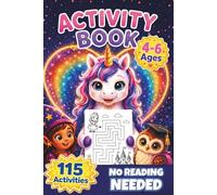 Activity Book for Girls Ages 4-6. No Reading Required: Fun Learning Activities for Preschool and Kindergarten Kids and Little Girls. Mazes, ... Fun (Preschool Holiday Workbook Series)
