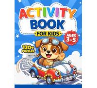 Activity Book for Kids Ages 3-5: 120+ Puzzles for Early Learning, with Shadow Matching, Tracing, Early Math , Spot the Difference, I Spy, Connect-the-Dots, and More Activities for Travel and Home