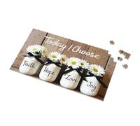 Activity Books For Kids Ages 6-8 Choosing Faith, Hope, Love, And Joy Today Picture Puzzle 4 Year Old Girl Birthday Gifts Puzzle Board(300PCS)
