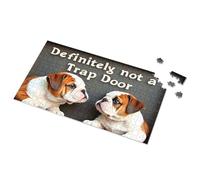 Activity Books For Kids Ages 6-8 Two Puppies: Definitely Not A Trap Door Picture Puzzle Puzzles For Toddlers 2-4 300 Piece Puzzle(500PCS)