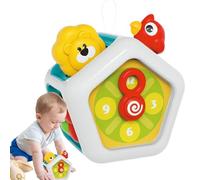 Activity Cube for Baby - Sensory Activity Cube | Development Learning Educational Interactive Toys for Boy Girl, 12-18 Months, Fine Motor Skills, Travel