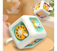 Activity Cube Toys | Early Development Fine Motor Skills Travel Game | Activity Cube for Kids | for Boys Girls Birthday Holiday Festive Airplane Classroom