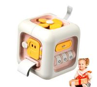 Activity Cube Toys - Early Development Learning Fine Motor Skills Travel Game,Busy Cube Travel Toy - for Children Boys Girls Holiday Festive