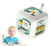 Activity Cube Toys - Fine Motor Skills Educational Travel Game | Activity Cube for Kids - for Boys Girls Birthday Holiday Festive Airplane Classroom