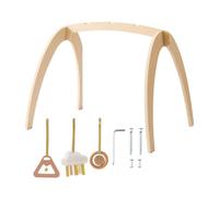 Activity Gym for Baby - Wooden Foldable Educational Toys | Kids Play Gym with Detachable Sensory Toys | for Kids Boys Girls Shower Birthday Indoor Outdoor Living Room Home Daily Travel