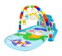 Activity Gym for Children | 5 Colourful Toys in 1 and Pllaymat Music | Pllaymat Non Slip | Tummy Time Play and Early Sensory Exploration for 3-6-12 Months for