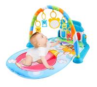 Activity Gym for Kids - 5 In-1 Learning Station, Non-Slip Piano Tummy Time Area, Early Sensory Exploration, Motor Skill Development, Safe Fun Play Zone for Young Children | Comfortable Engaging Play A