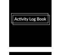 Activity Logbook: Daily work log book for personal and small business work with note pad for gift idea.