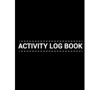 Activity logbook: Outstanding daily work log book for personal and small business work with note pad for gift idea.