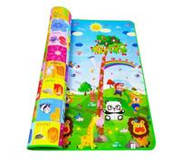 Activity Play Rug 200x180cm Double-Sided Crawling Pad