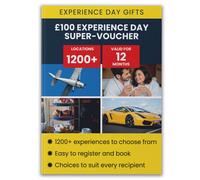 Activity Superstore £100 Experience Day Super-Voucher In Gold Gold