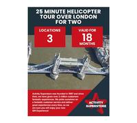 Activity Superstore 25 Minute Helicopter Tour Over London for Two Voucher