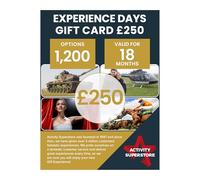 Activity Superstore £250 Experience Days Gift Card - 1200+ Options