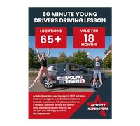 Activity Superstore 60 Minute Young Drivers Driving Lesson, Available at 65+ UK Locations, 18-month Validity, Experience Days, Driving Gifts, Teenager Gifts, Children's Gifts, Driving Experience