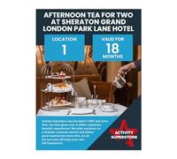 Activity Superstore Afternoon Tea for Two at Sheraton Grand, Park Lane