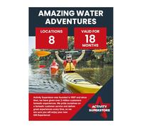 Activity Superstore Amazing Water Adventures, 18-month Validity, Fun Experience, Birthday, Gifts for him, for her