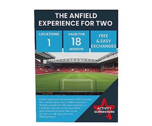 Activity Superstore Anfield Stadium Tour for Two: Meet Legends, Q&A, 3-Course Lunch, Experience Day, Living Room Decor