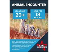 Activity Superstore Animal Encounter Gift Experience Voucher for Two, 35 Options Available, Personalised Gift, Animal Gifts, Birthday Gifts