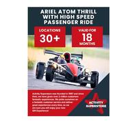 Activity Superstore Ariel Atom Thrill with High Speed Passenger Ride Gift