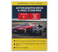 Activity Superstore Aston Martin Drive & Ariel Atom Ride Gift Experience Multi