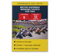 Activity Superstore British Superbike Weekend Tickets For Two In Blue Blue