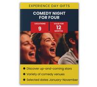 Activity Superstore Comedy Night For Four Gift Experience Multi