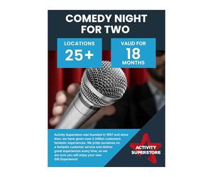 Activity Superstore Comedy Night For Two - Experience Vouchers