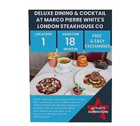 Activity Superstore Deluxe Dining & Cocktail at Marco Pierre White's Gift