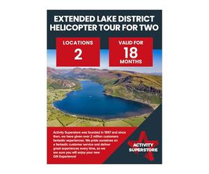 Activity Superstore Extended Lake District Helicopter Tour for Two Gift