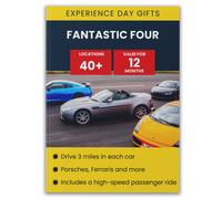 Activity Superstore Fantastic Four Driving Gift Experience Multi