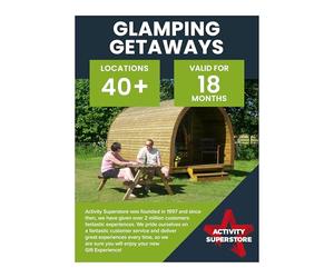Activity Superstore Glamping Getaways, Experience Days, Short Breaks UK, Couples Gifts, Retirement Gifts