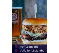 Activity Superstore Gourmet Burger Meal & Craft Beer for Two Gift Experience Activity Superstore Multicolor
