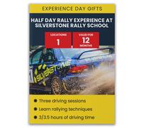 Activity Superstore Half Day Rally Experience at Silverstone Rally School in Red Activity Superstore Red