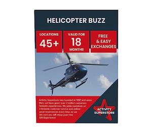Activity Superstore Helicopter Buzz Experience Day Gift Voucher, Available at 45+ UK Locations Nationwide, Helicopter Rides, Flying Experience, Birthday Gifts